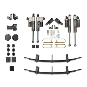 Falcon Performance Suspension System Kit components laid out and ready for installation.  
