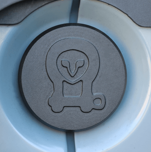 Owl Machined Rear Door Emblem - Owl Vans